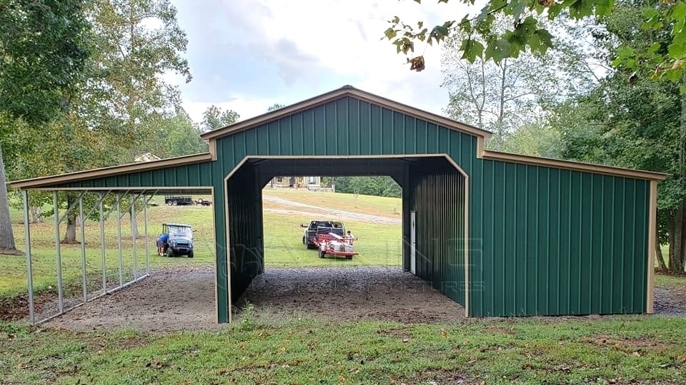 36x30x12 All Vertical Carolina barn