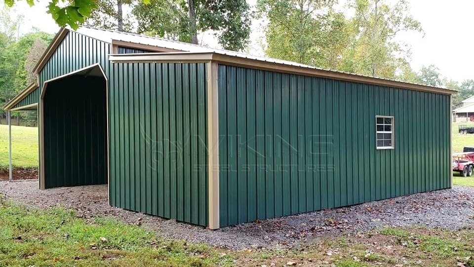 36x30x12 All Vertical Carolina barn