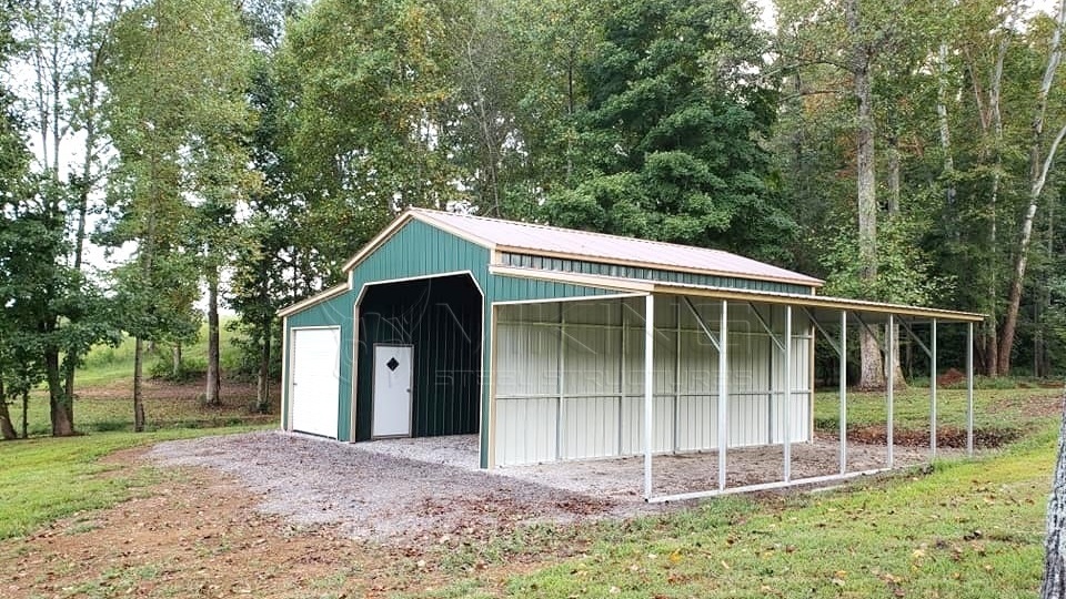 36x30x12 All Vertical Carolina barn