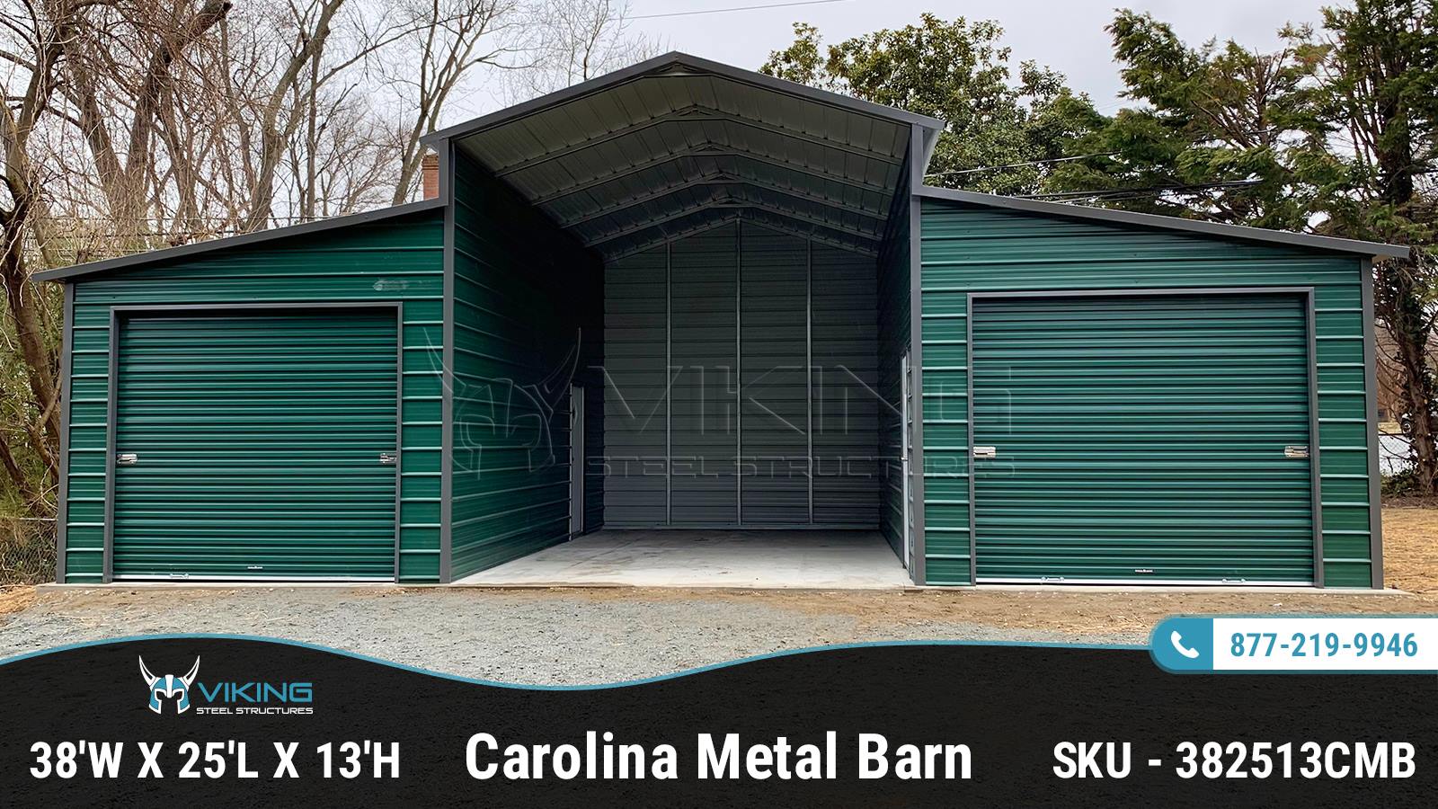 38x25x13_Carolina_Metal_Barn