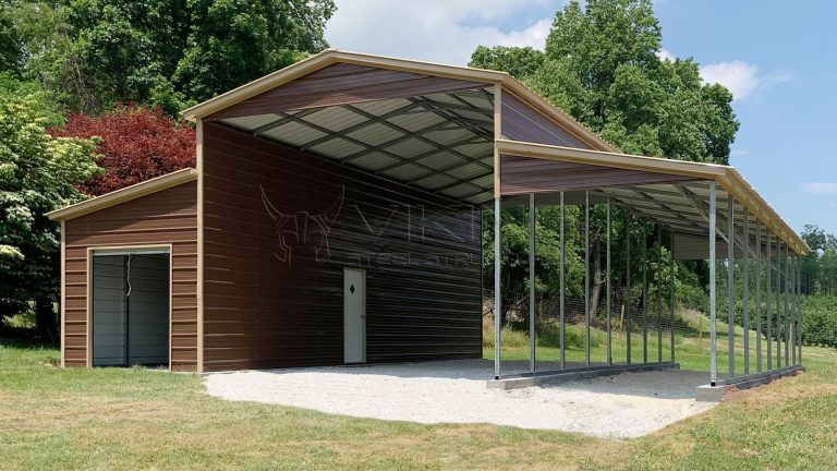 38x40x14 Metal Horse Barn