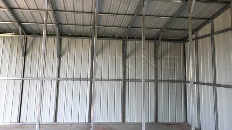 40x25x12 All Vertical Metal Barn