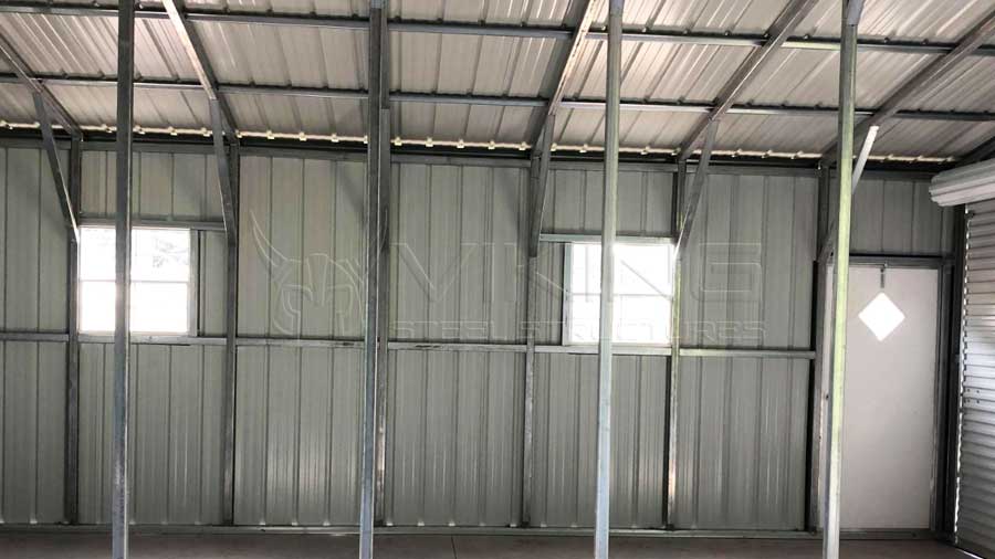 40x25x12 All Vertical Metal Barn