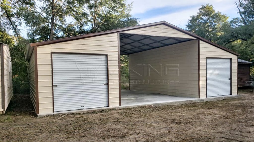 42x25x12 Continuous Roof Metal Barn