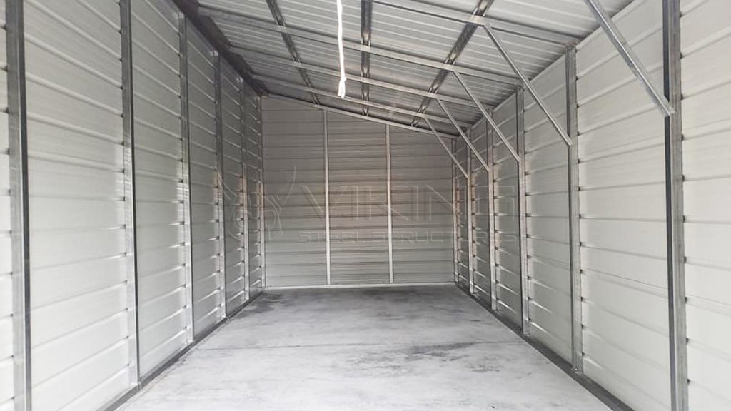 42x25x12 Continuous Roof Metal Barn