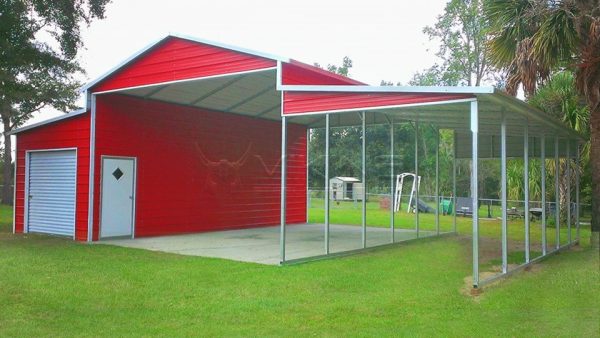 42x26x11 Red Metal Barn