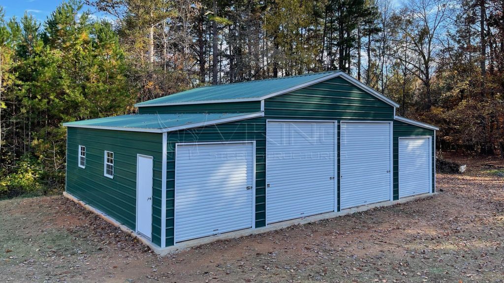 44x30x12 Step-Down Vertical Roof Barn