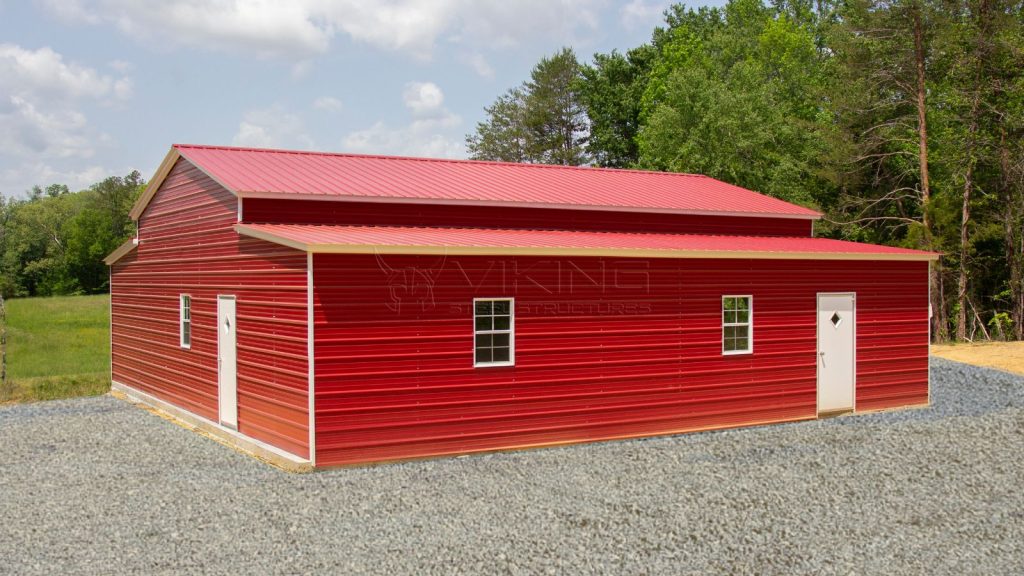 44x36x12 Metal Barn Building