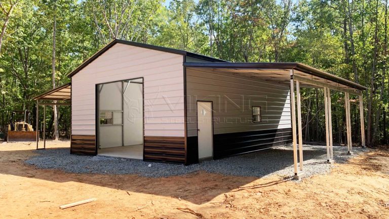 48’x30’x12′ Carolina Barn with Double Bubble Insulation