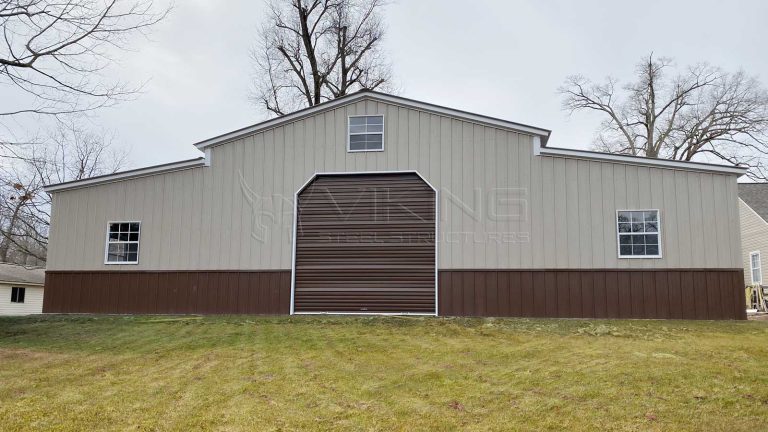 48x30x12 Metal Barn Building