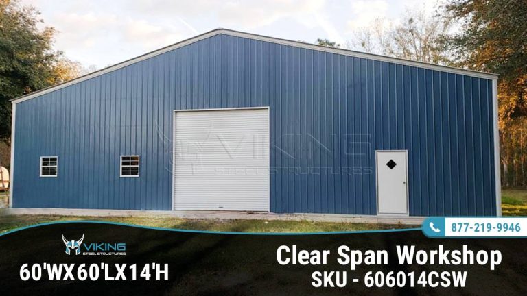 60x60x14 Clear Span Workshop