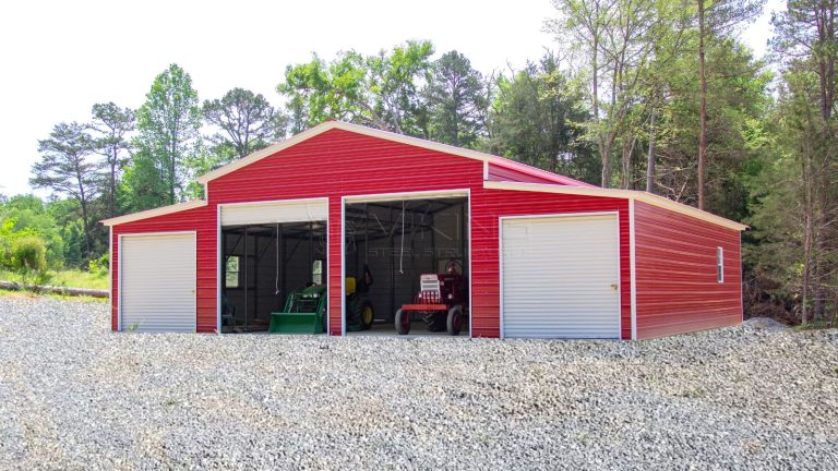 44x36x12 Metal Barn Building