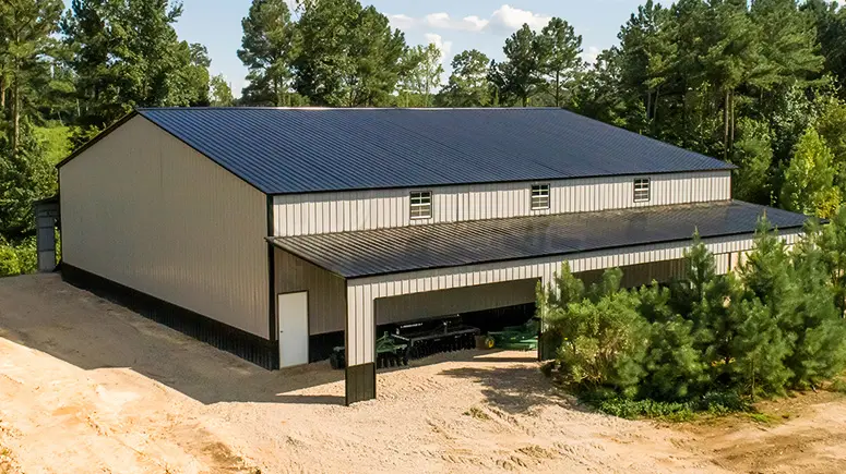 60x64x16 All Vertical Commercial Metal Building