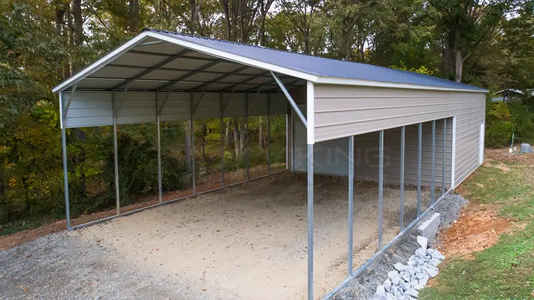 20x50x10 Utility Carport