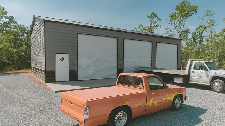 26x50x16 Fully Enclosed Metal Garage | 26x50 Steel Garage 26x50x16 Fully Enclosed Metal Garage | 26x50 Steel Garage