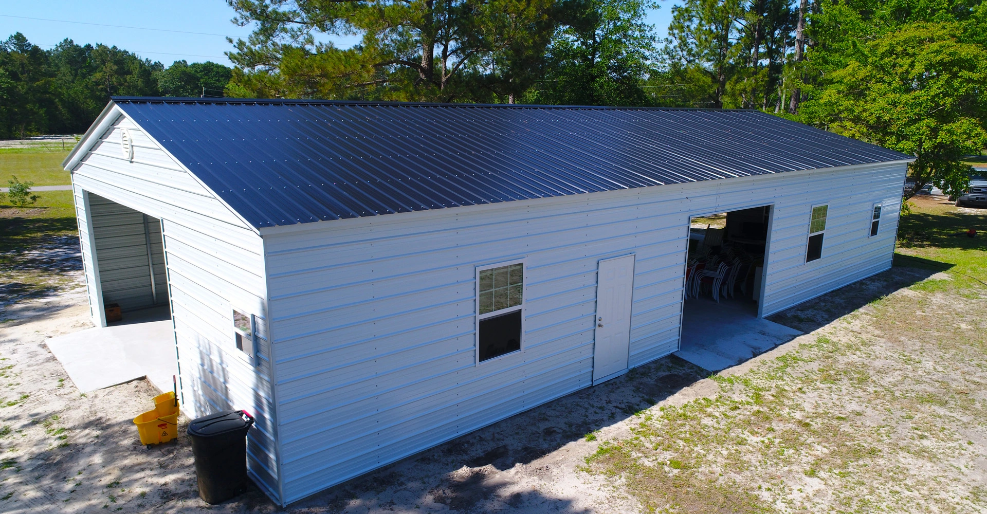 Commercial Metal Garages