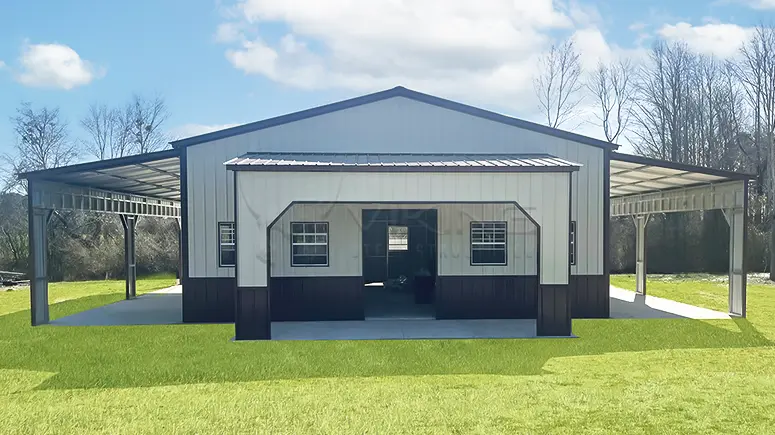 50x62x12 Carolina Barn Front View