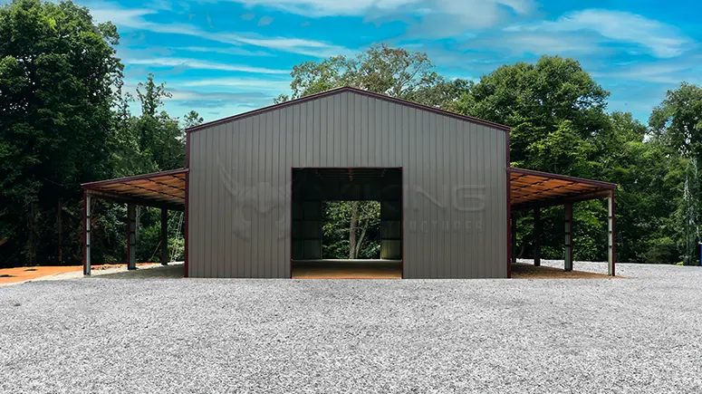 60x48x16 Metal Barn Building