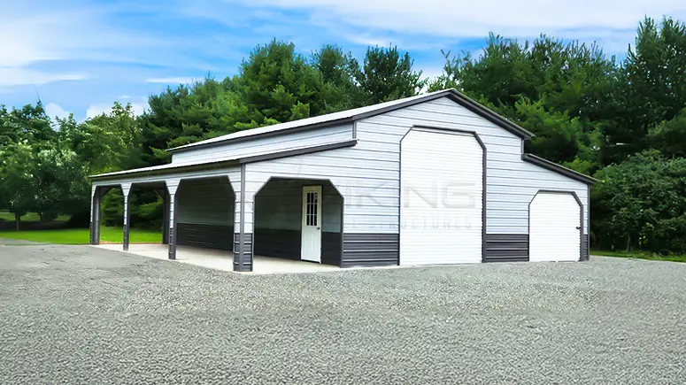 44x41x14 Step Down Metal Barn
