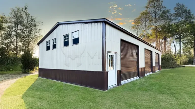 30x40x12 Two Tone Steel Building