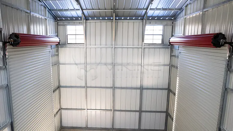 58x25x16 Tri-Color Metal Barn