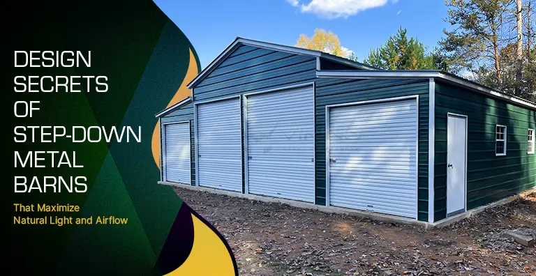 Design Secrets of Step-Down Metal Barns That Maximize Natural Light and Airflow