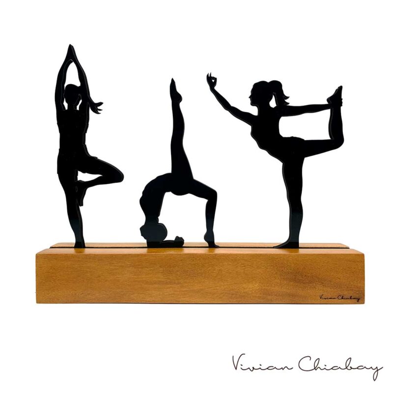 Troféu Silhueta Yoga Mulher - Vivian Chiabay