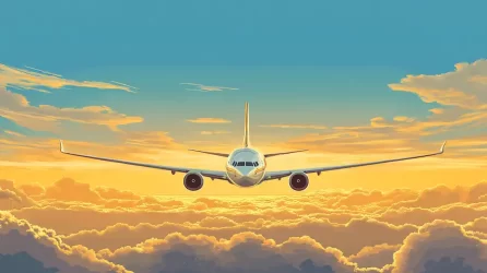 a modern passenger jet