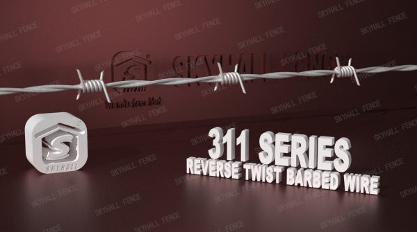 reverse twist barbed wire
