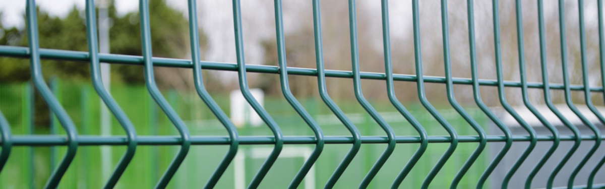 welded metal fence