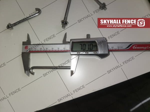 bolt of solar farm fence for Japan