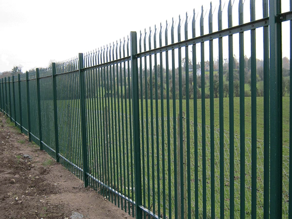 palisade metal fence