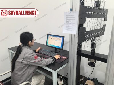 operating test machine