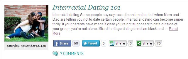 Interracial Dating Advice - Teen Love