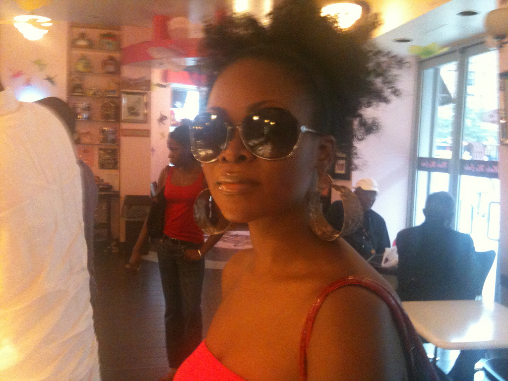 Abiola Abrams in Harlem, Natural Hair