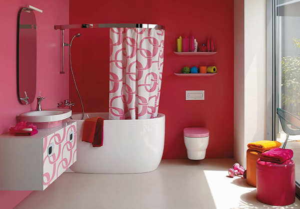 Pink Bathroom 