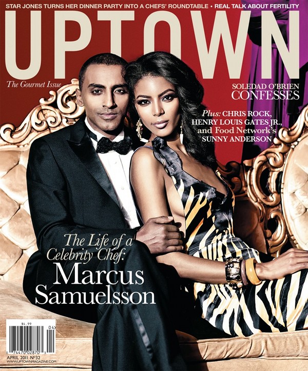 Marcus Samuelsson and his wife, Gate Maya Haile,