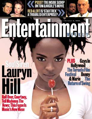 Photo: Lauryn Hill, Entertainment Weekly cover.