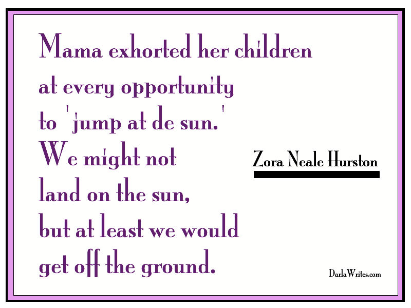 zora neale hurston - jump at the sun!