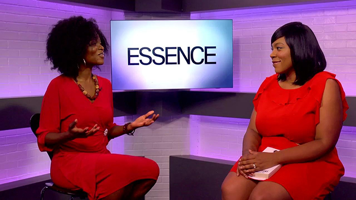 Abiola Abrams and Charli Penn Watkins of Essence Magazine