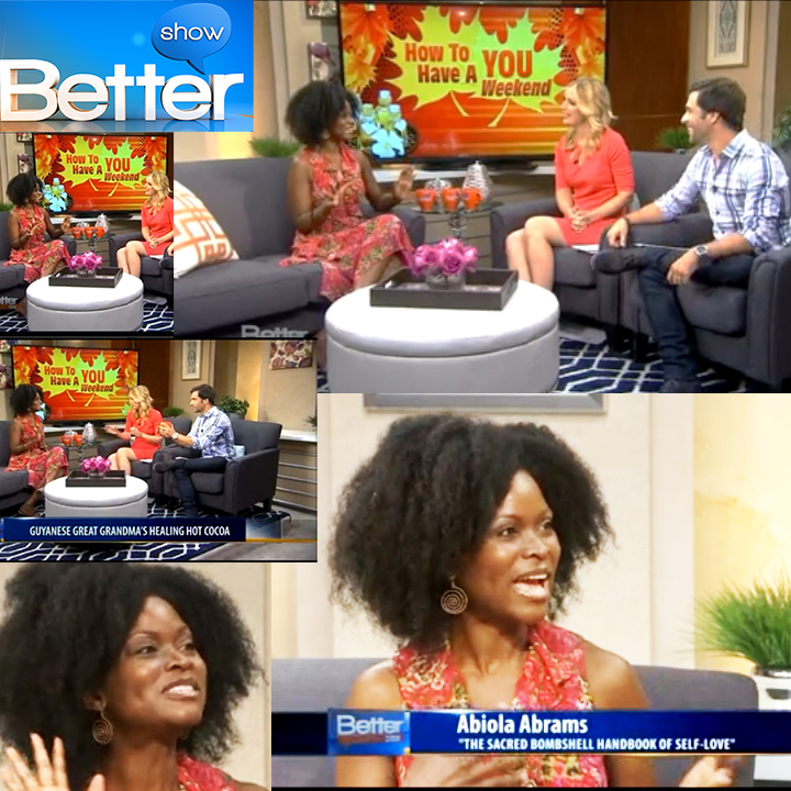 Better TV Show Lifestyle Expert Abiola Abrams - collage