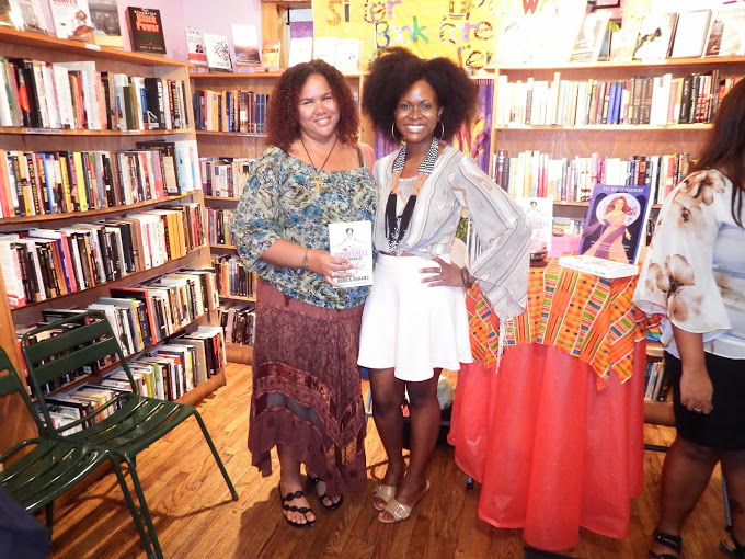 Angela and Abiola at Book Event