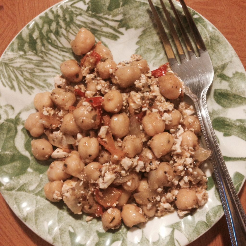 chick peas sauteed recipe