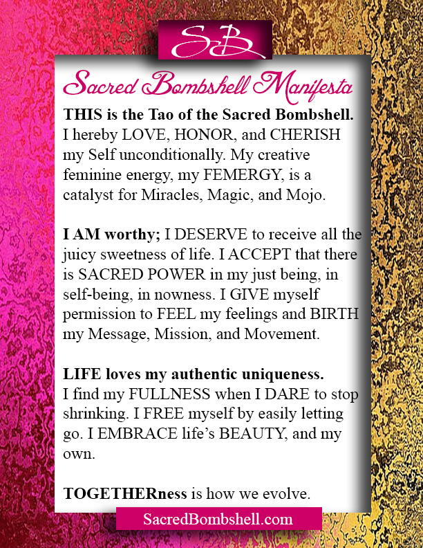 Sacred Bombshell Manifesta - Self-Love