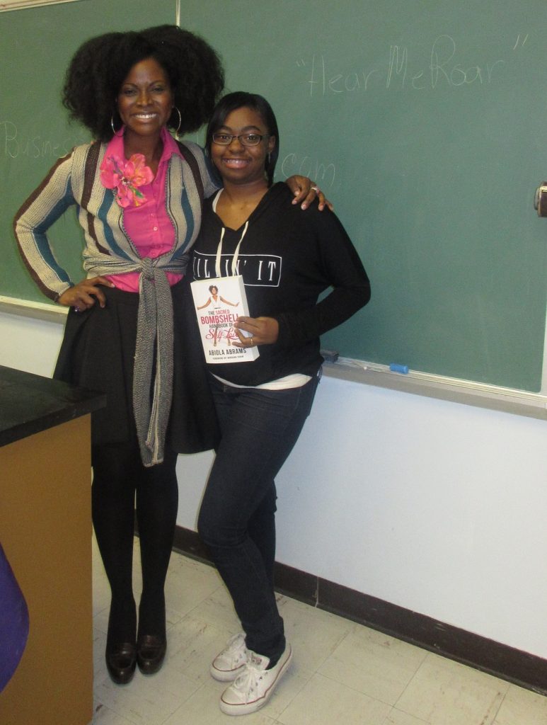 Abiola Abrams and Lauren at McKendree University