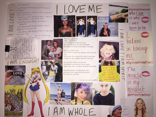 I Love Me Vision Board by Sammy Davis