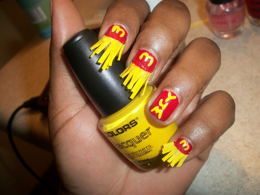 mcdonalds french fry manicure