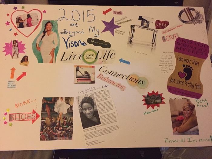 Tinzley Bradford's  Vision Board