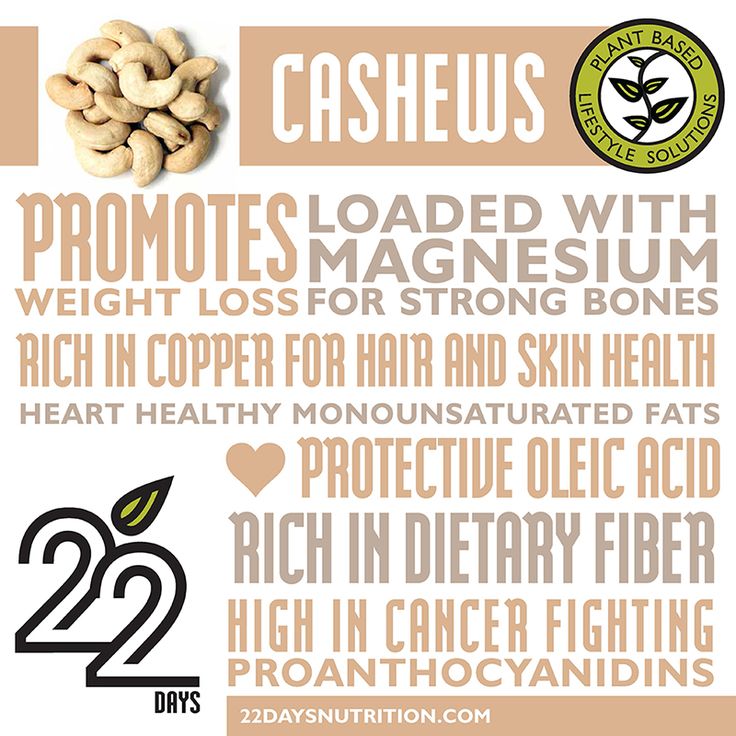 Cashews Nutrition