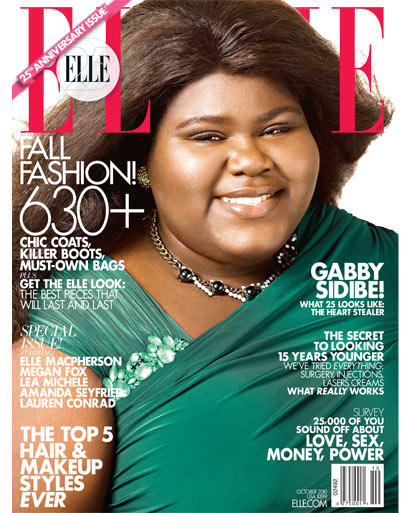 Elle Magazine, Gabby Sidibe